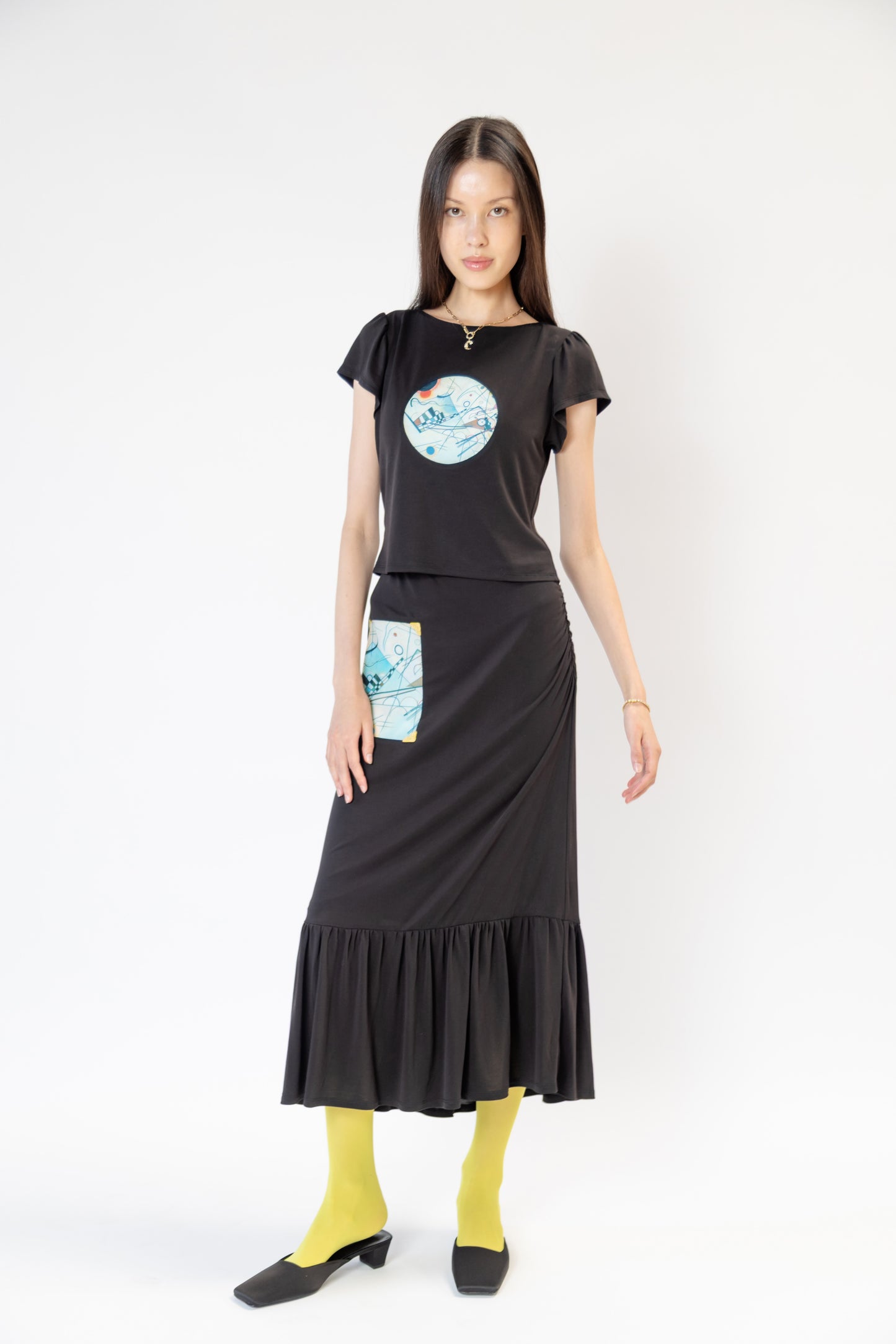 Mesh Window Skirt - Composition 8