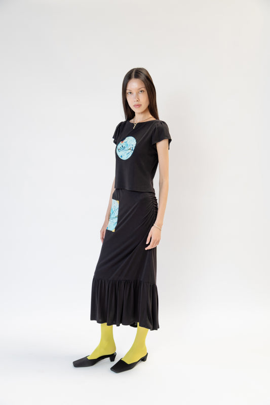 Mesh Window Skirt - Composition 8
